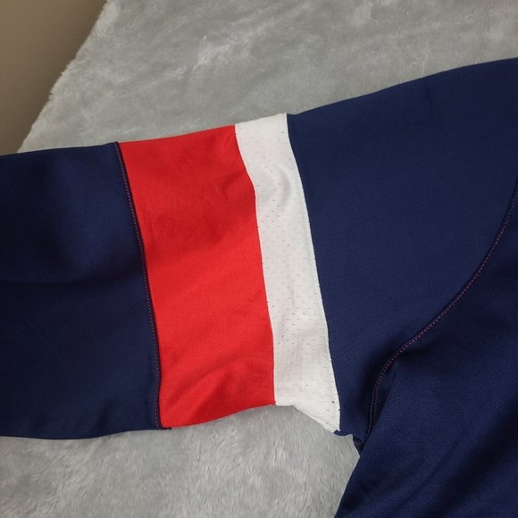 NWT NFL Team Apparel New England Patriots Mens Logo Wordmark Hoodie 2XL Navy $70 - Picture 6 of 10